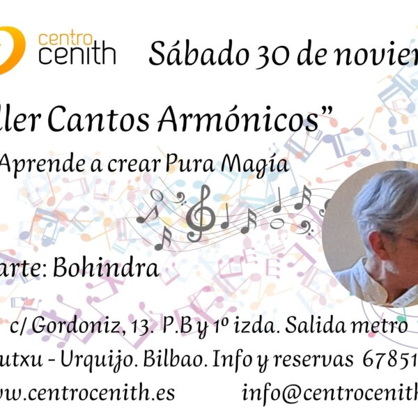 taller cantos armonicos bohindra centro cenith