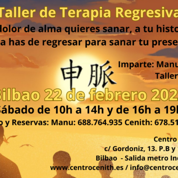 taller de terapia regresiva en Bilbao Centro Cenith